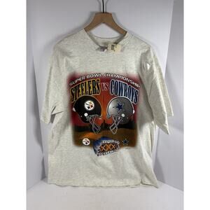 Vintage T-shirt 90s Super Bowl xxx Cowboys Steelers championship t shirt NWT